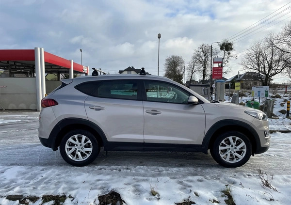 Hyundai Tucson cena 87500 przebieg: 52000, rok produkcji 2019 z Hajnówka małe 67
